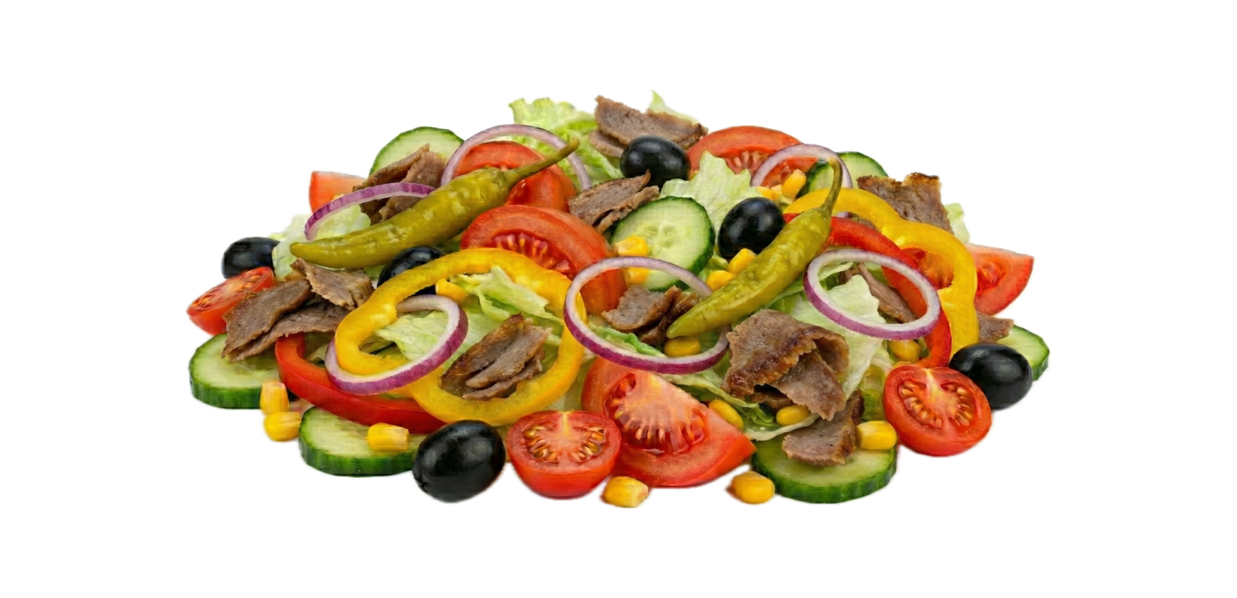 Döner Salat (Drehspieß)