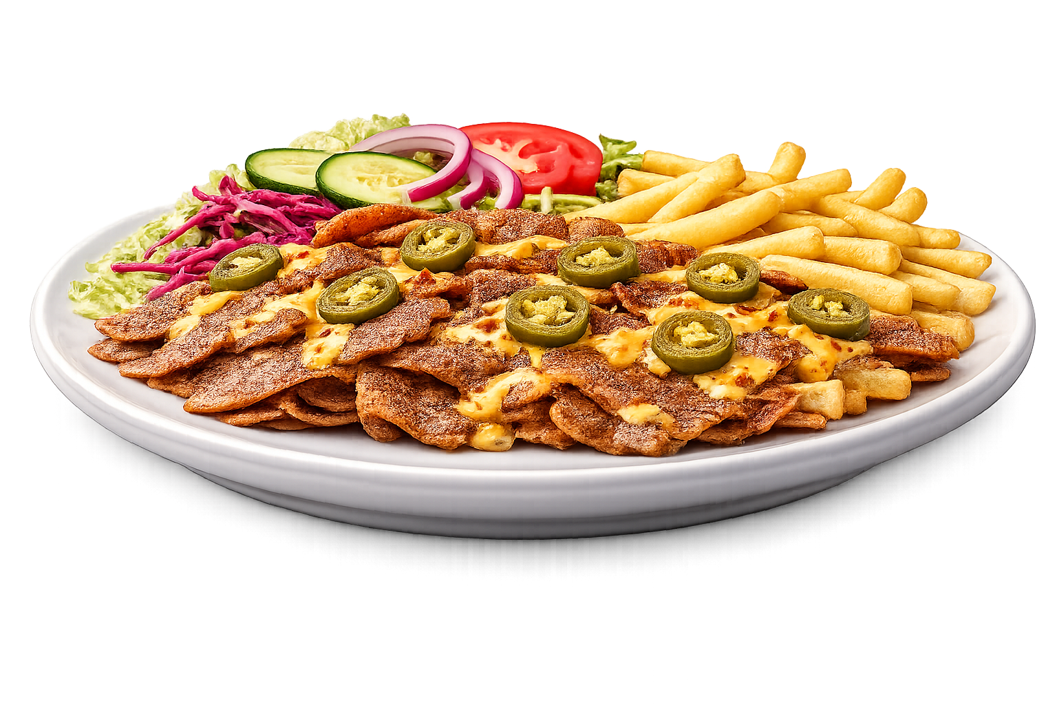 Dönerteller Mexicano (Drehspieß)