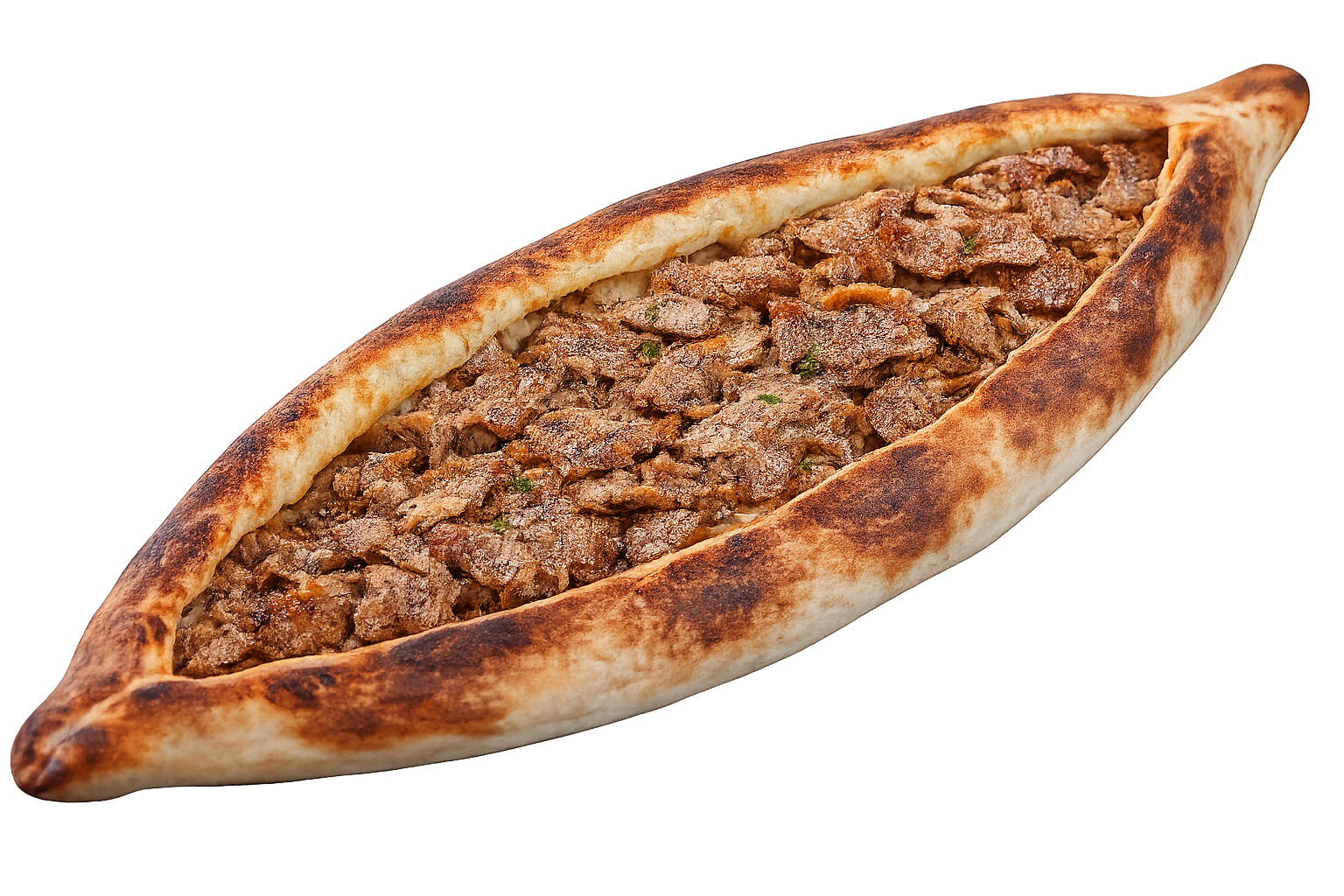 Pide mit Dönerfleisch