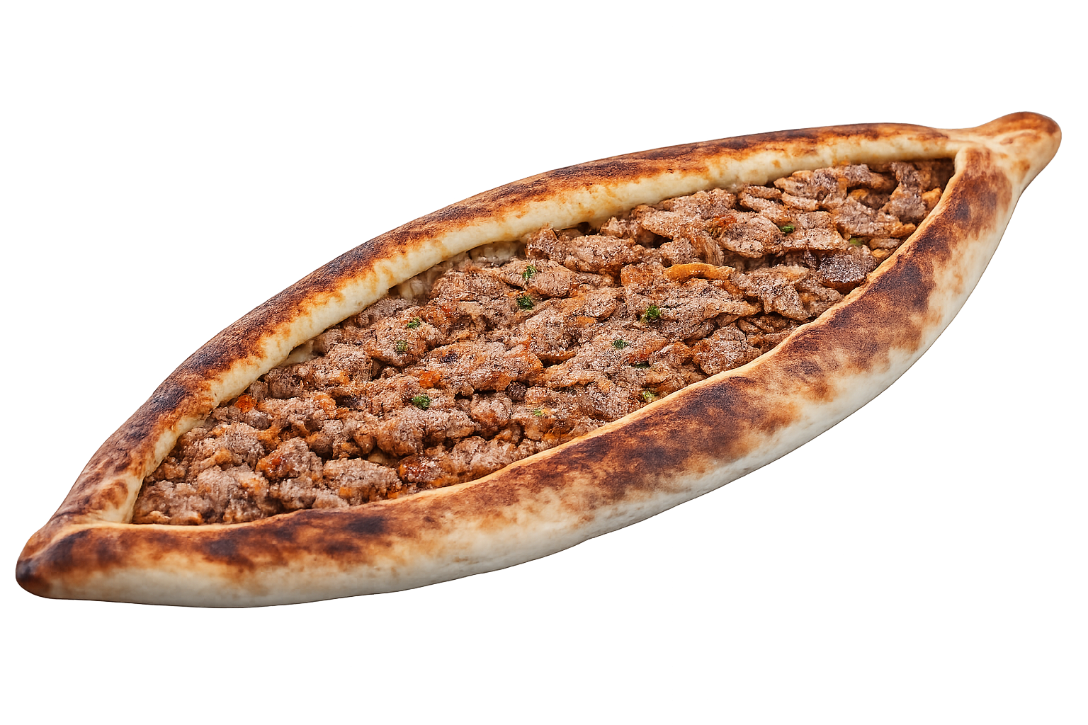 Pide mit Hackfleisch (grob)