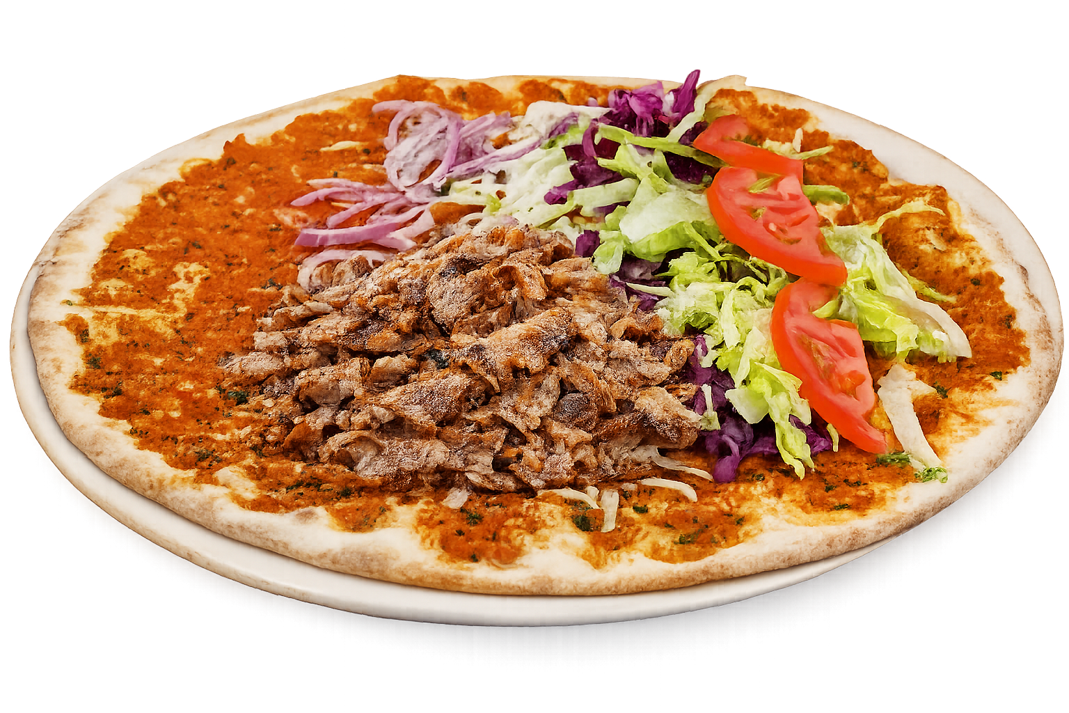 Türkische Pizza (Drehspieß)