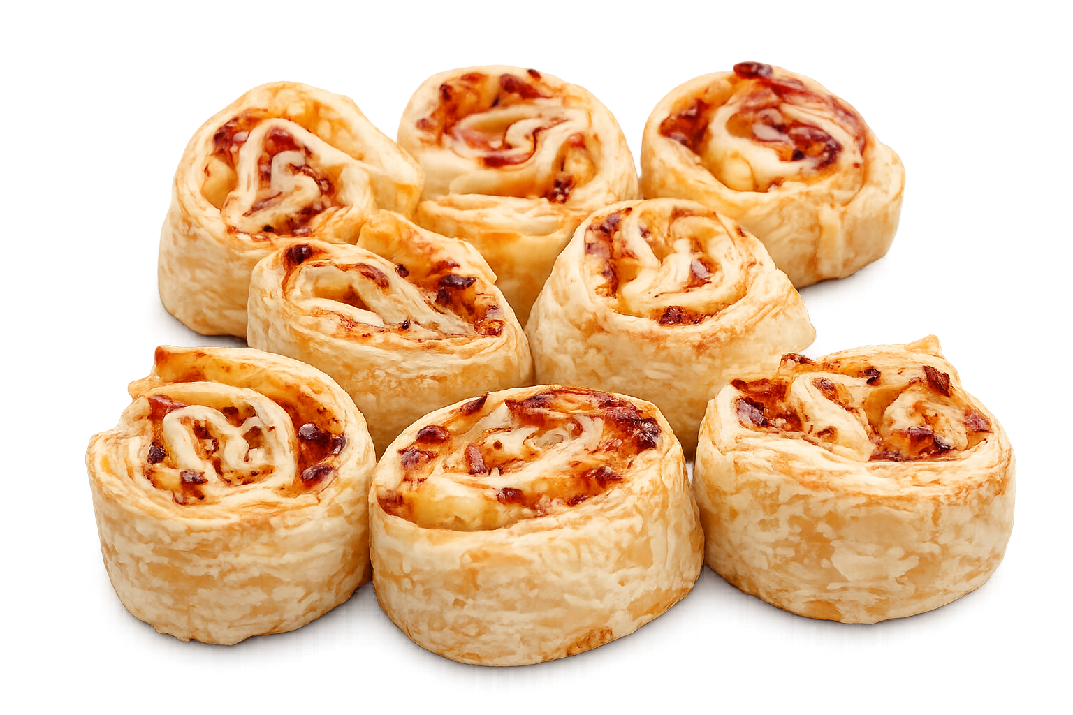 Pizzabrötchen mit Puten-Schinken