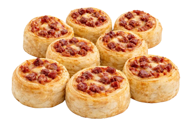 Pizzabrötchen mit Rinder-Salami