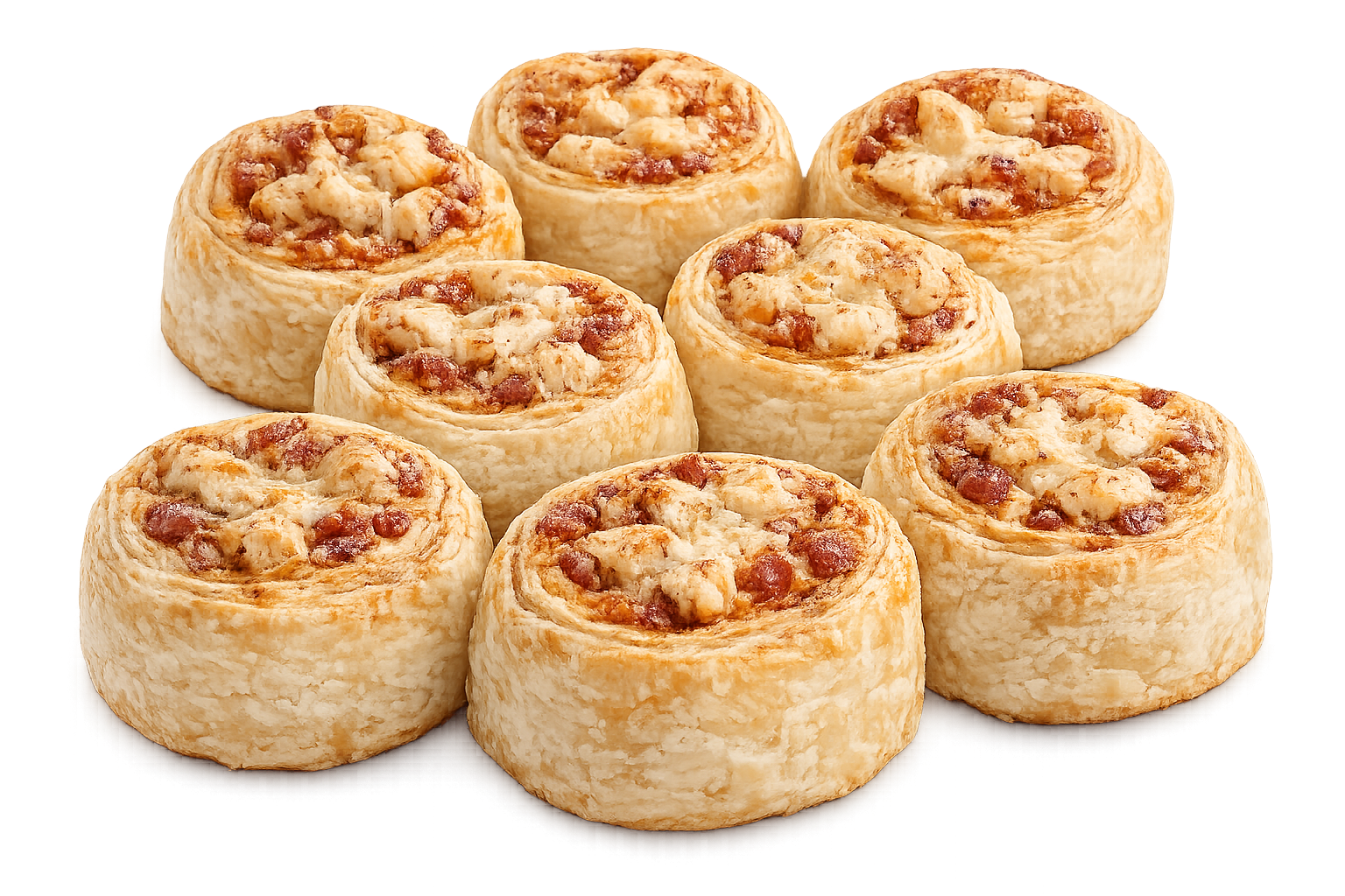 Pizzabrötchen mit Hähnchenbruststreifen