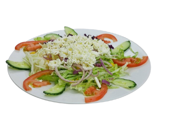 Gemischter Salat mit Weißkäse