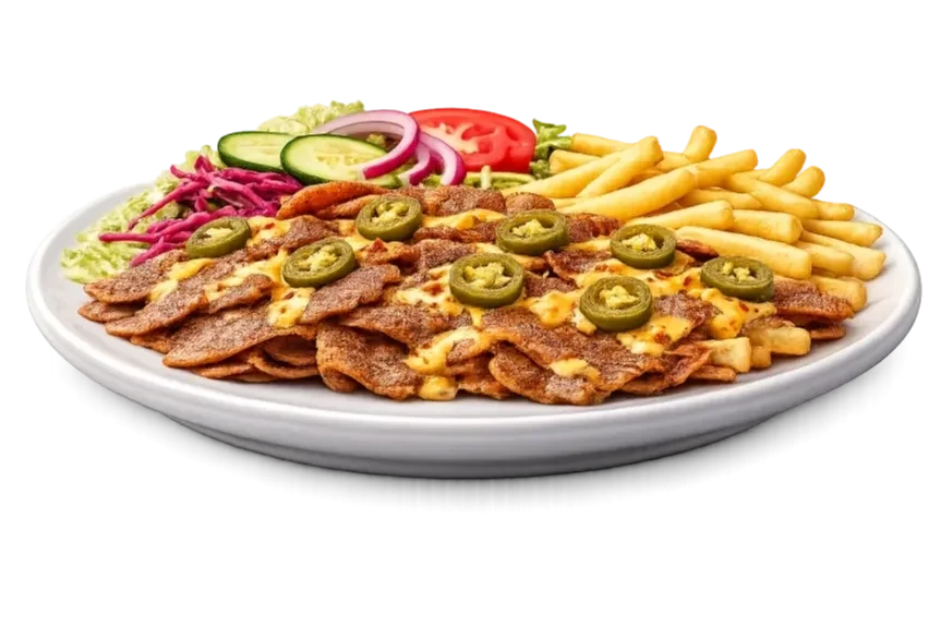 Dönerteller Mexicano (Drehspieß)